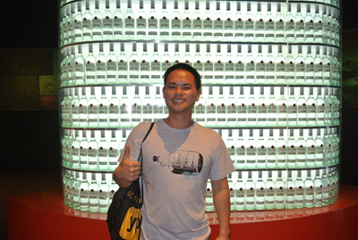 Justin at Bacardi