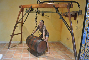 Barrel at Bacardi Distillery