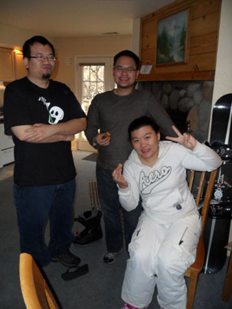 Big Bear with Mitch, Justin, and Irene